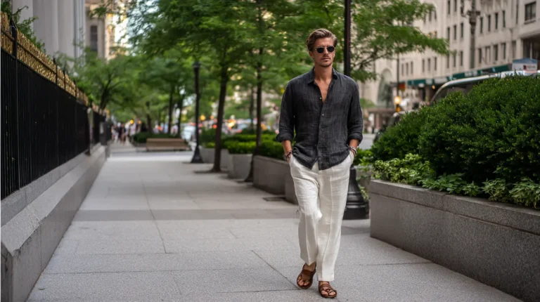 16 Breezy Classy Outfits Men Linen Looks for Light Luxury