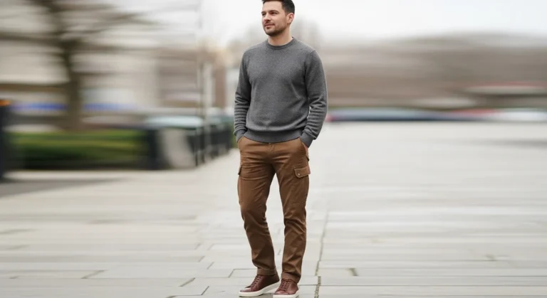 19 Effortless Brown Cargo Pants Outfit Ideas for Men for Everyday Wear