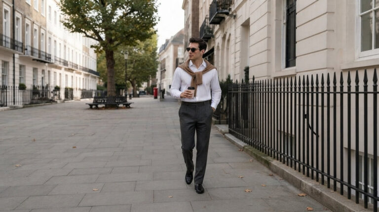 19 Old Money Fall Outfits for Men Built Around Oxford Shirts and Loafers
