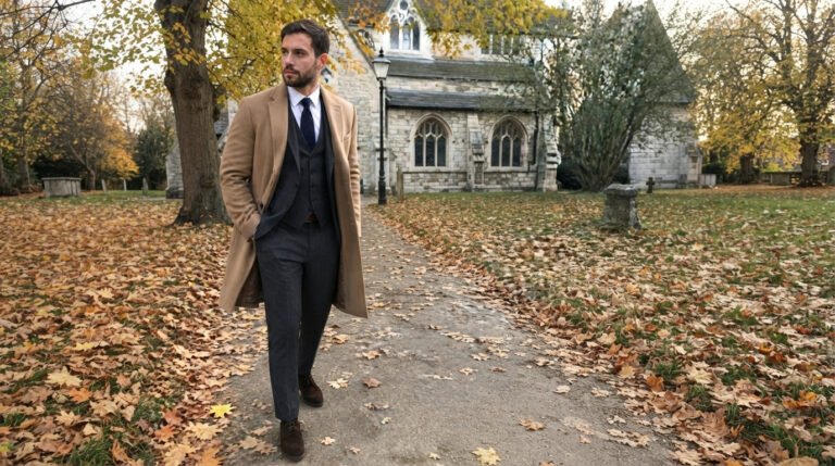 19 Polished Old Money Fall Outfits for Men for Autumn Weddings and Formal Events