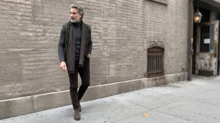 24 Fresh Men’s Fall Casual Outfits for Men Over 50 Built Around Textured Knitwear